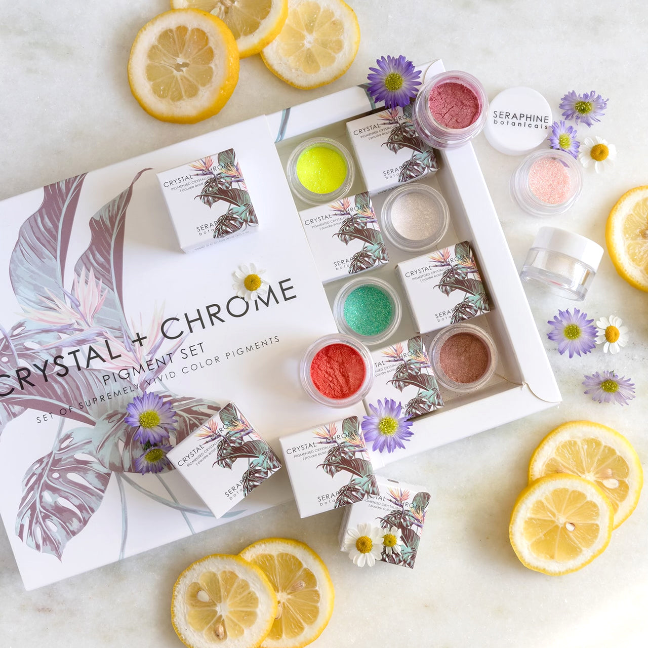 **FREE Crystal + Chrome Pigment Set**