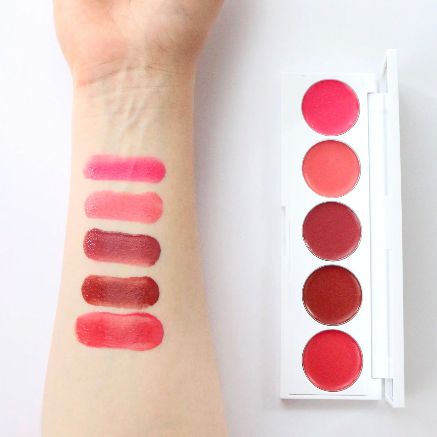 Rhubarb + Rose - Creamy Lip & Cheek Palette