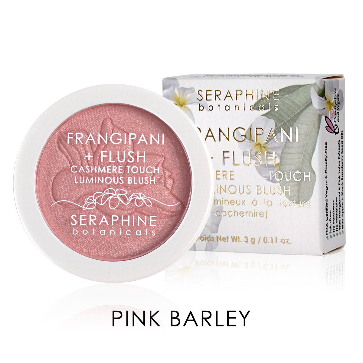Frangipani + Flush - Cashmere Touch Luminous Blush – Seraphine Botanicals