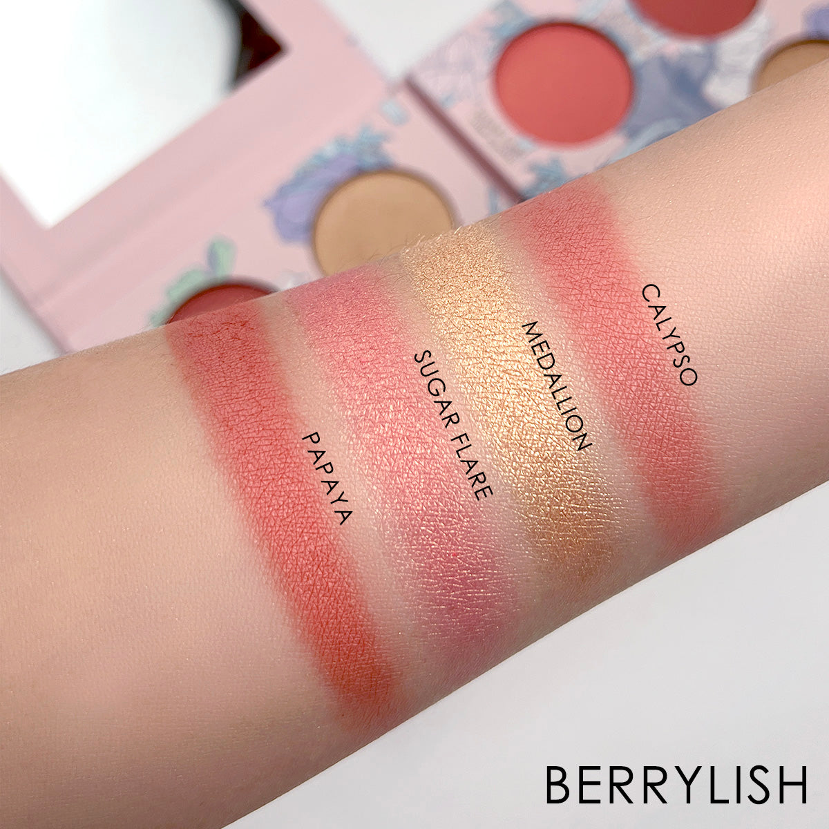 Geranium + Glow - Blush & Highlight Palette