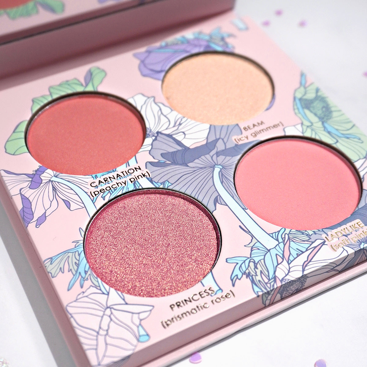 Geranium + Glow - Blush & Highlight Palette