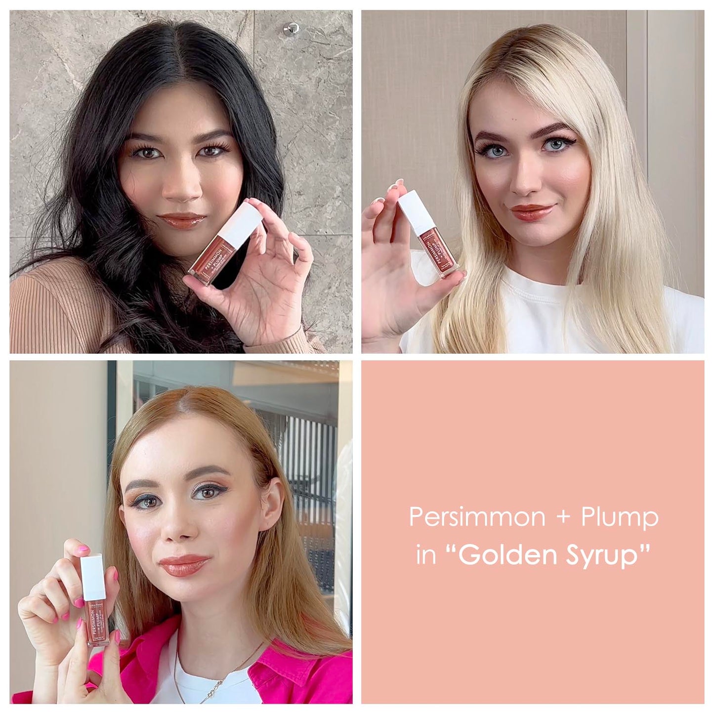 Persimmon + Plump - Glass Finish Lip Glaze