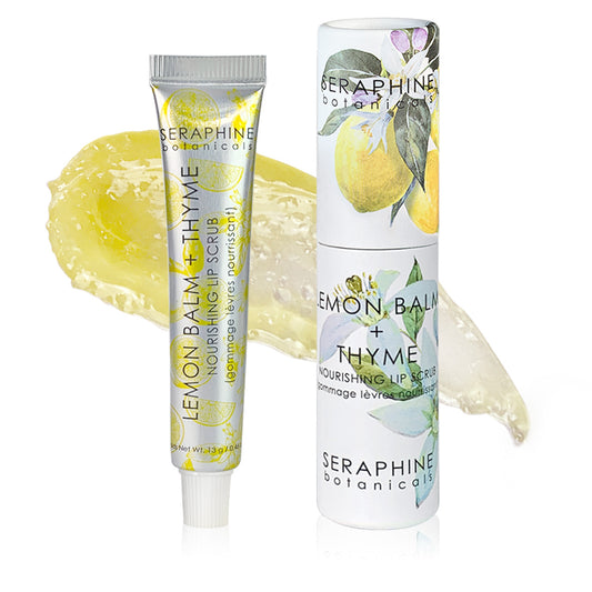 Lemon Balm + Thyme - Nourishing Lip Scrub