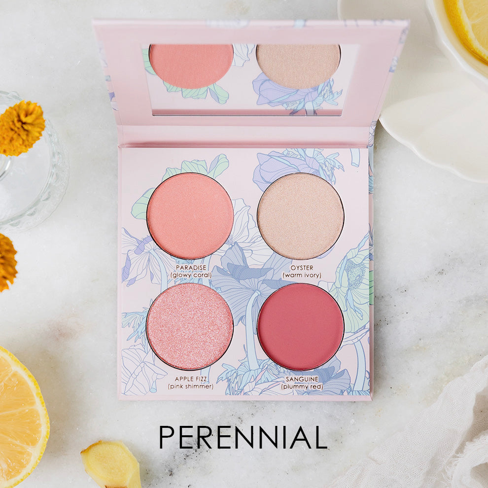 Geranium + Glow - Blush & Highlight Palette