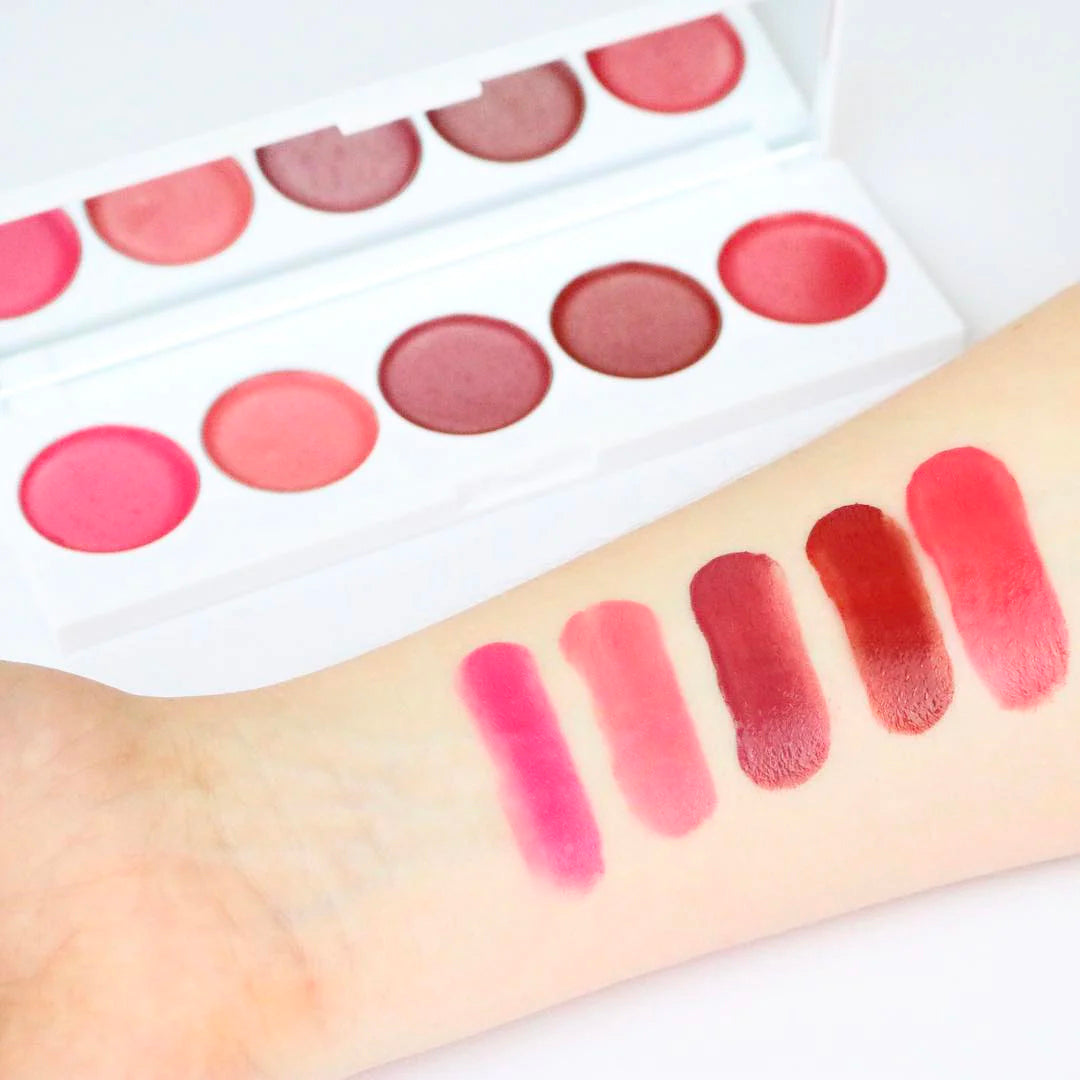 Rhubarb + Rose - Creamy Lip & Cheek Palette