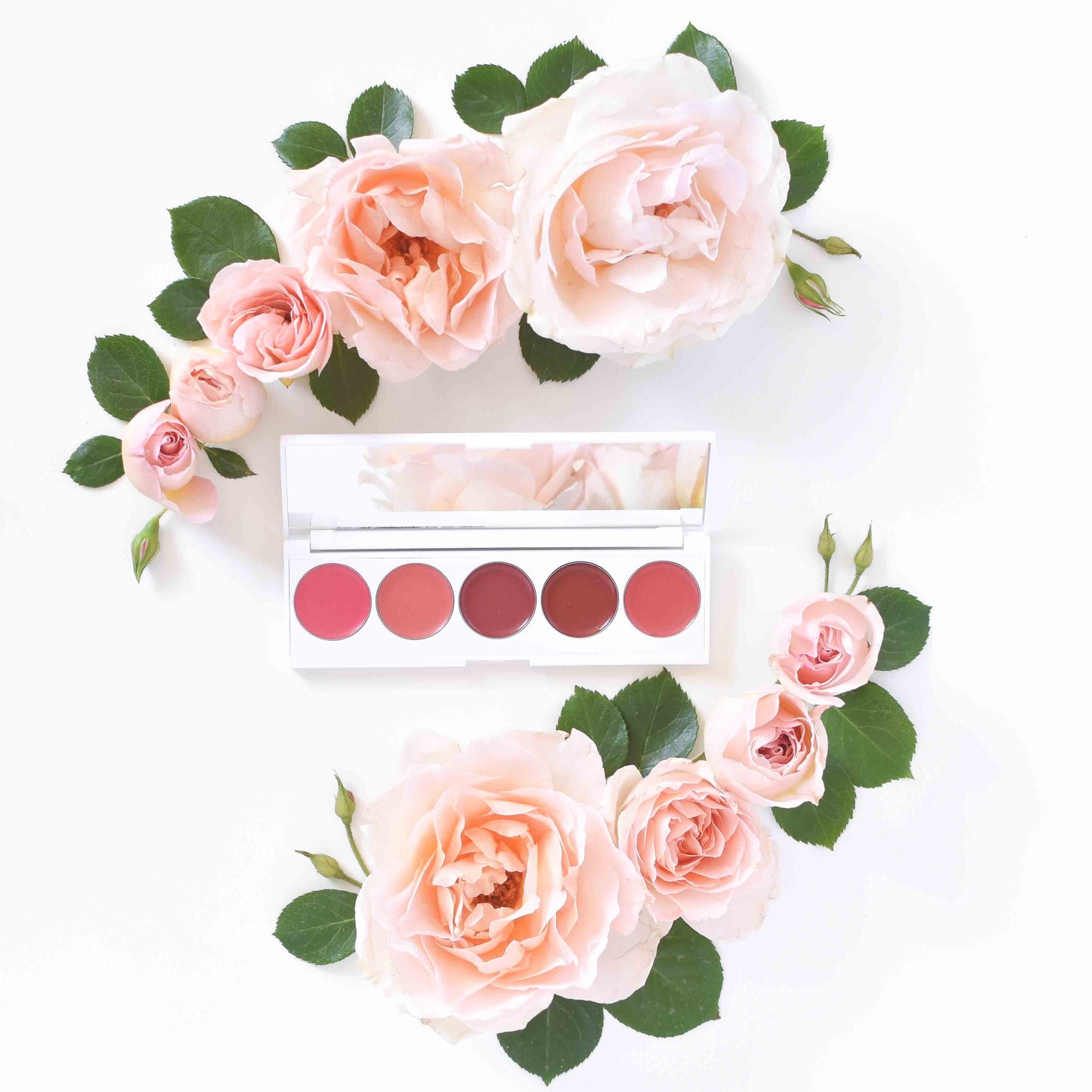 Rhubarb + Rose - Creamy Lip & Cheek Palette