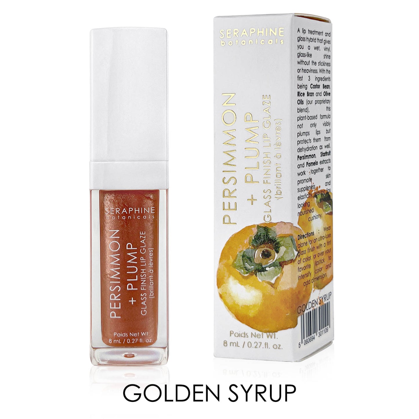 Persimmon + Plump - Glass Finish Lip Glaze