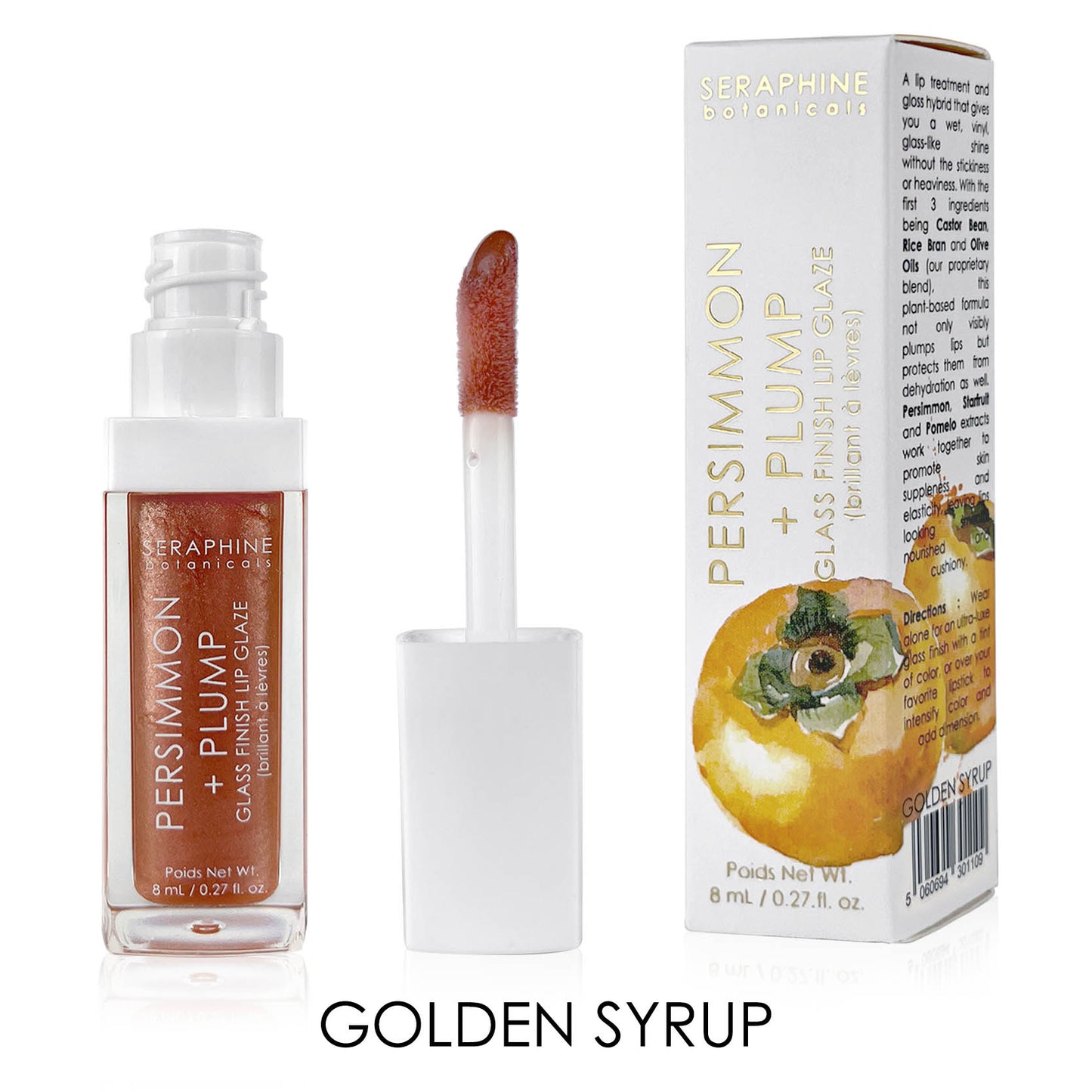Persimmon + Plump - Glass Finish Lip Glaze