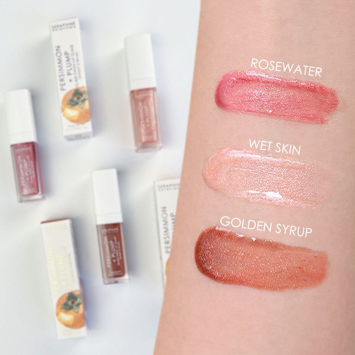 Persimmon + Plump - Glass Finish Lip Glaze