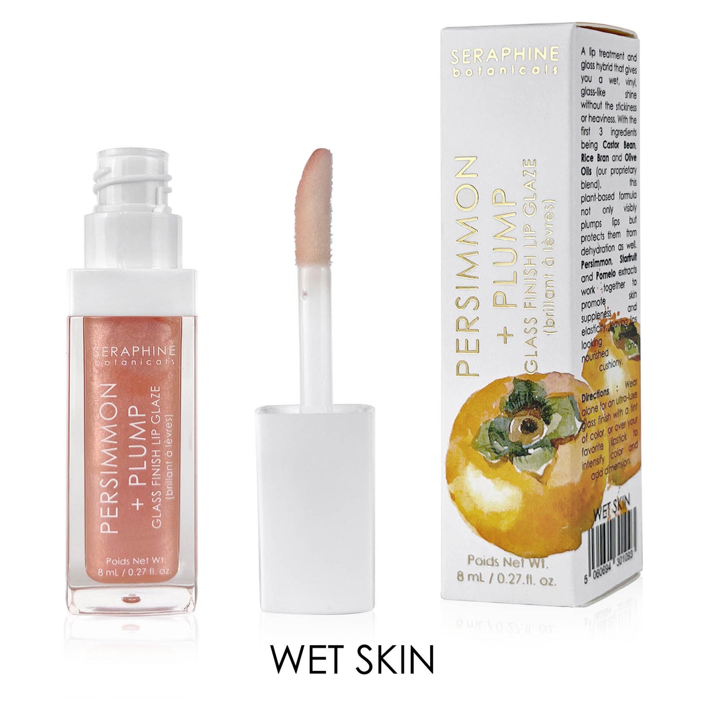 Persimmon + Plump - Glass Finish Lip Glaze