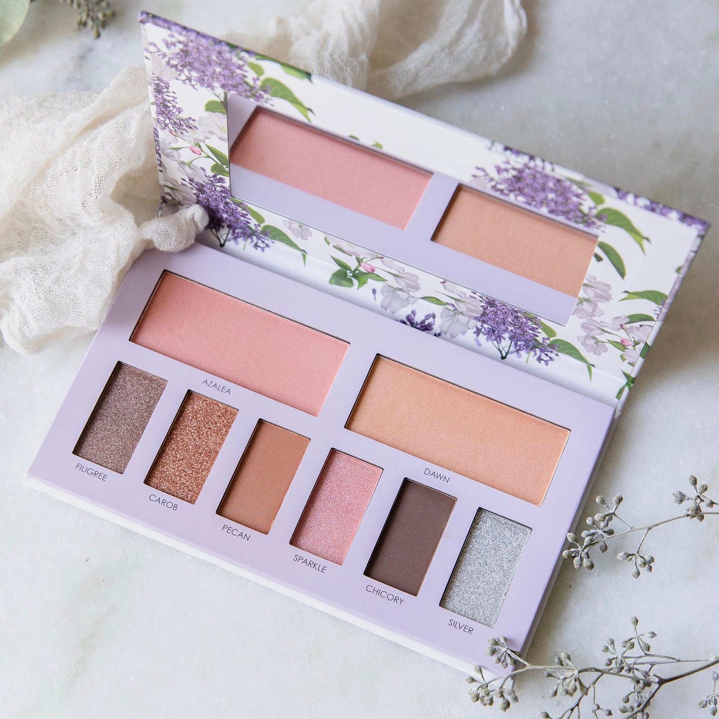 Sakura + Sage - Vegan Eyeshadow & Blush Palette