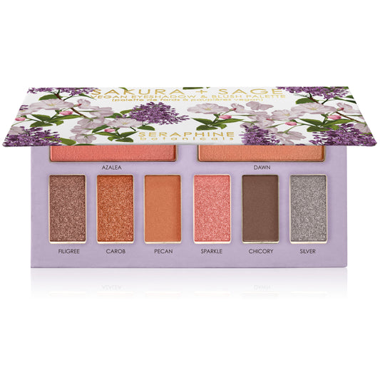 Sakura + Sage - Vegan Eyeshadow & Blush Palette