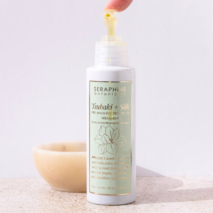 Tsubaki + Silk - Pre-Wash Protective Oil Treatment
