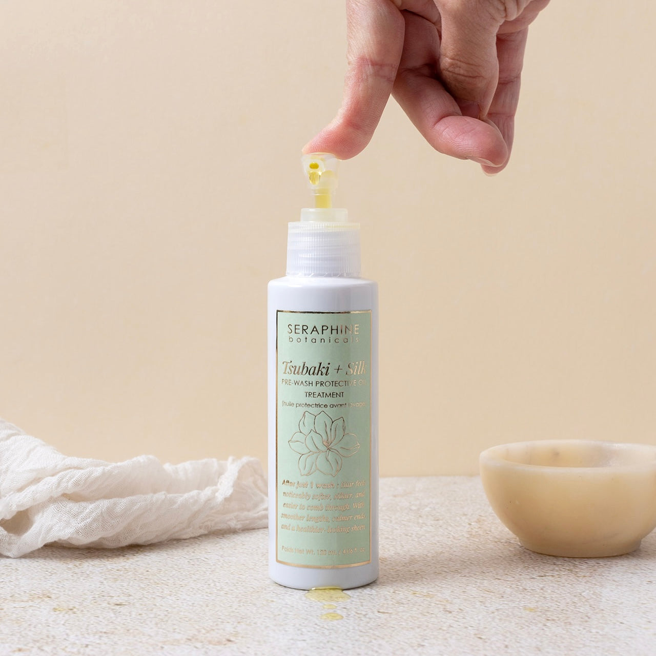 Tsubaki + Silk - Pre-Wash Protective Oil Treatment