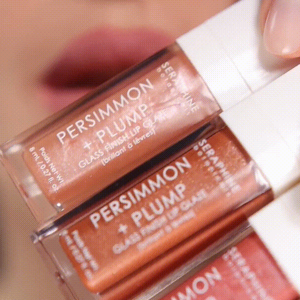 Persimmon + Plump - Glass Finish Lip Glaze
