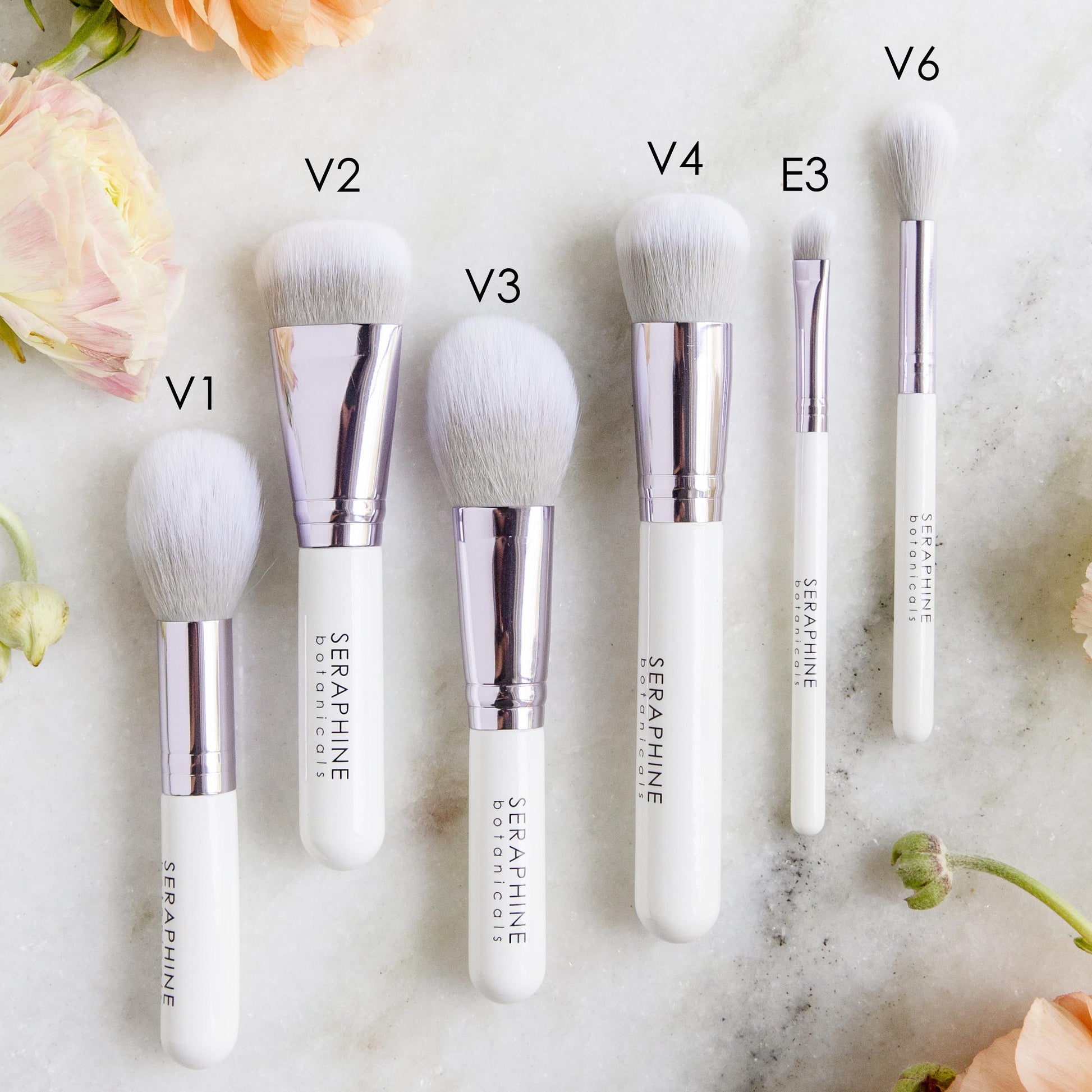 V3 Domed Powder Brush – Seraphine Botanicals - Main Image