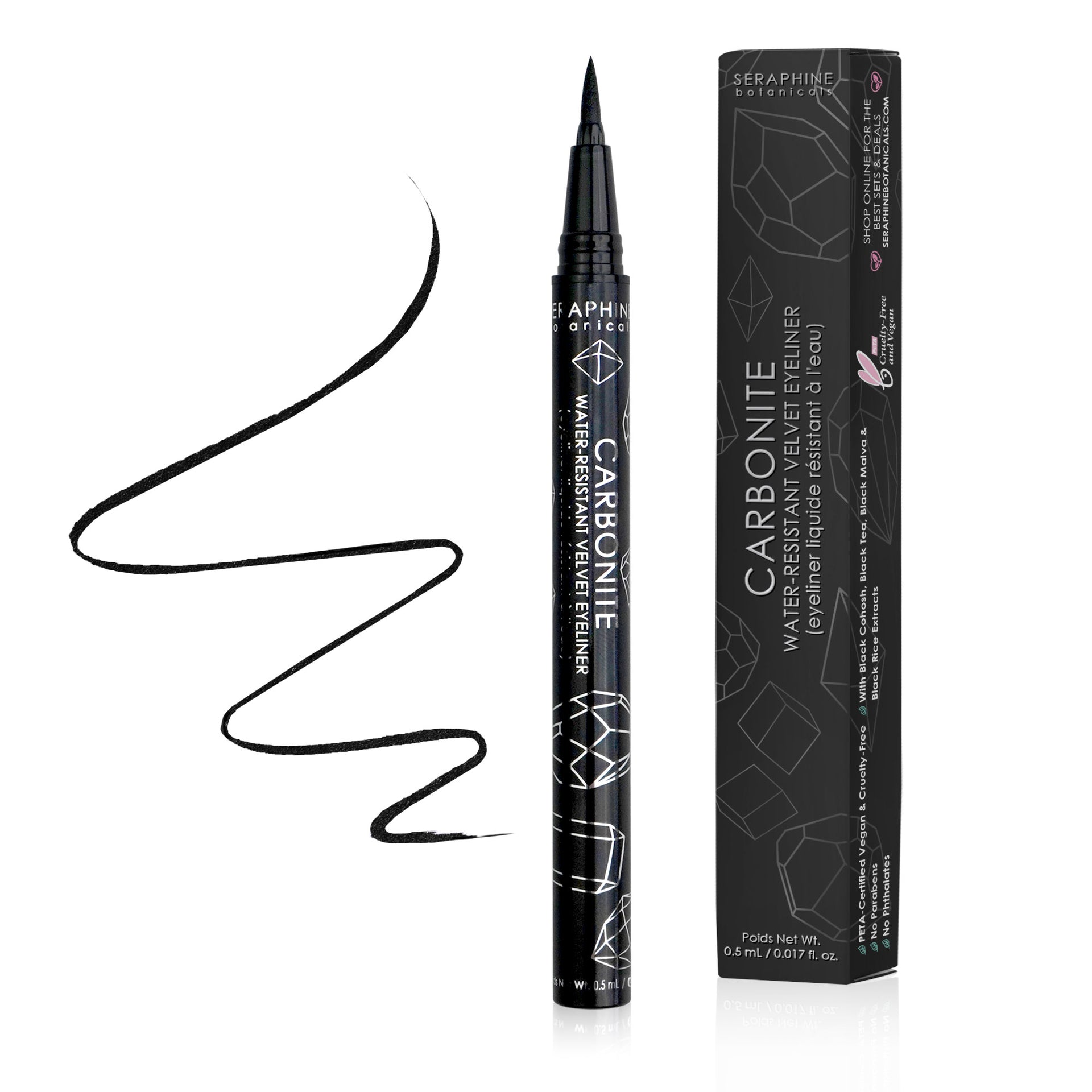 Carbonite - Water-Resistant Velvet Eyeliner – Seraphine Botanicals