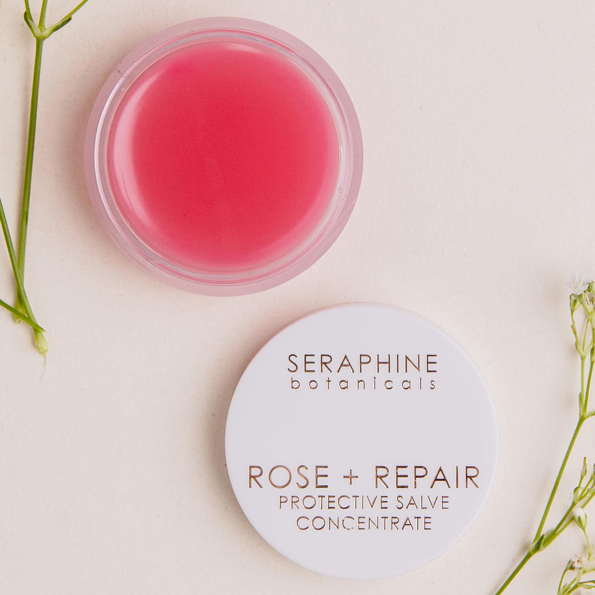 Rose + Repair Protective Salve Concentrate Seraphine Botanicals