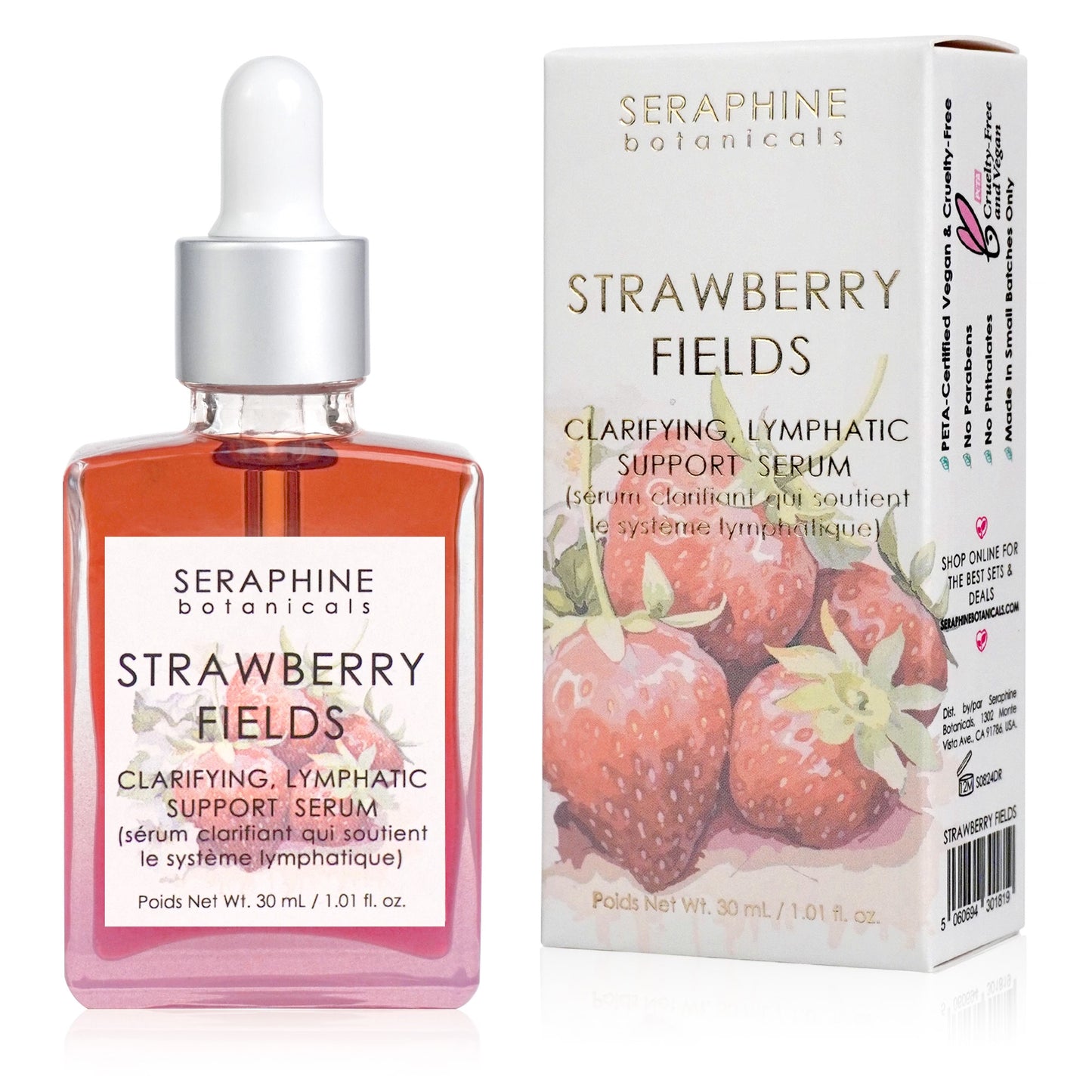 Strawberry Fields - Clarifying, Lymphatic Support Serum